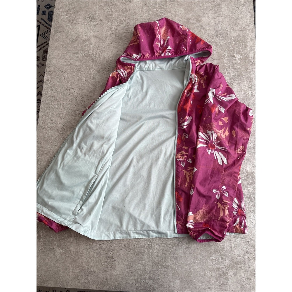 Columbia Reversible Youth/Big girl XL Windbreaker Jacket 2in1 - Picture 6 of 9